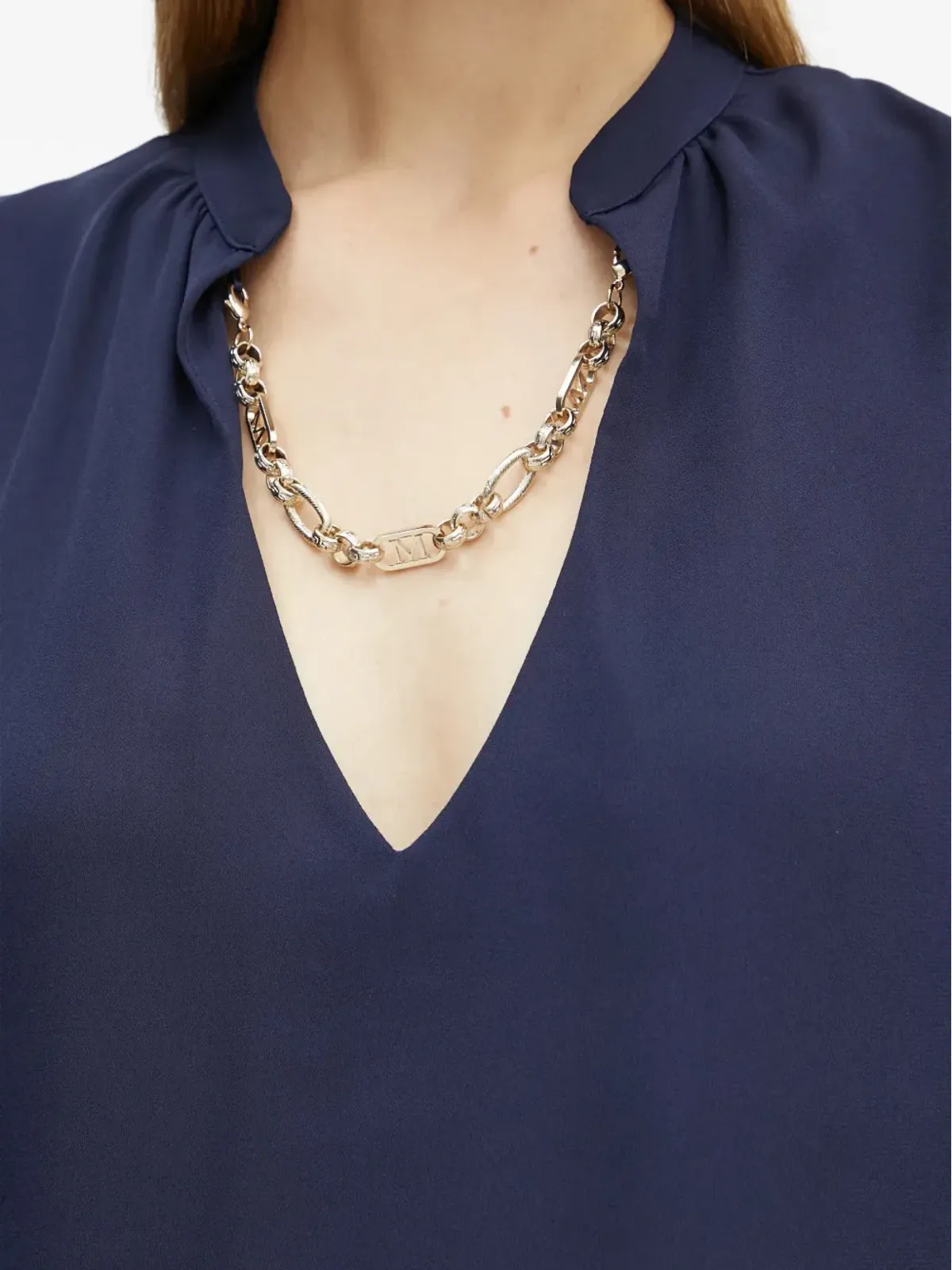 MARCIANO by GUESS Vネック長袖ブラウス - 画像5