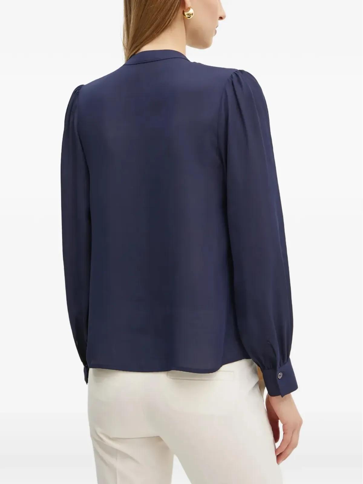 MARCIANO by GUESS Vネック長袖ブラウス - 画像3