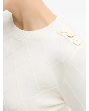 MARCIANO by GUESS ミリー ボタン柄セーター - サムネイル5