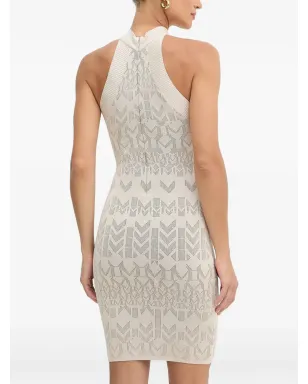 MARCIANO by GUESS パターン柄ハルターネック ミニドレス - サムネイル3