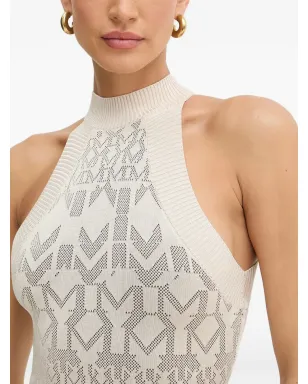 MARCIANO by GUESS パターン柄ハルターネック ミニドレス - サムネイル4
