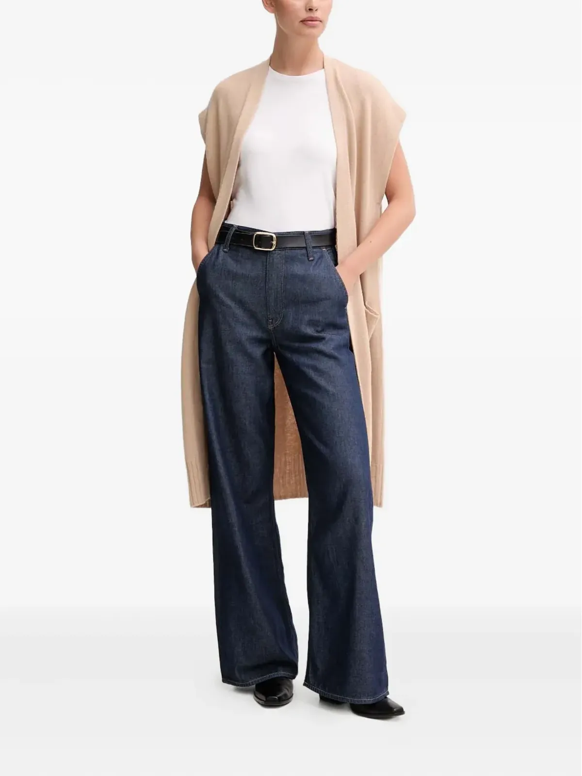 Benetton オープンフロント カーデコート - 画像2