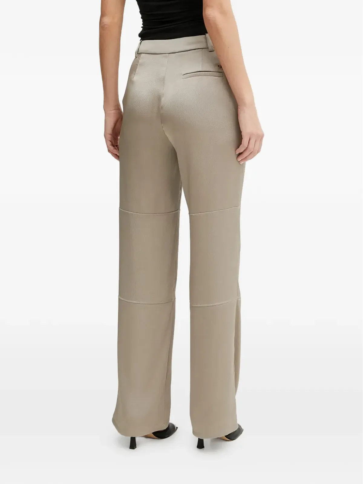 MARCIANO by GUESS panel-detail trousers - Neutrals - 画像3