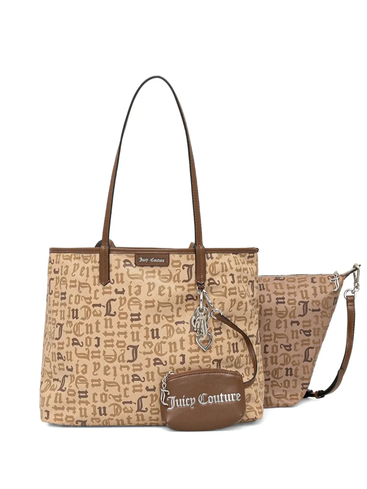 Juicy Couture ロゴパッチ トートバッグ - 画像1