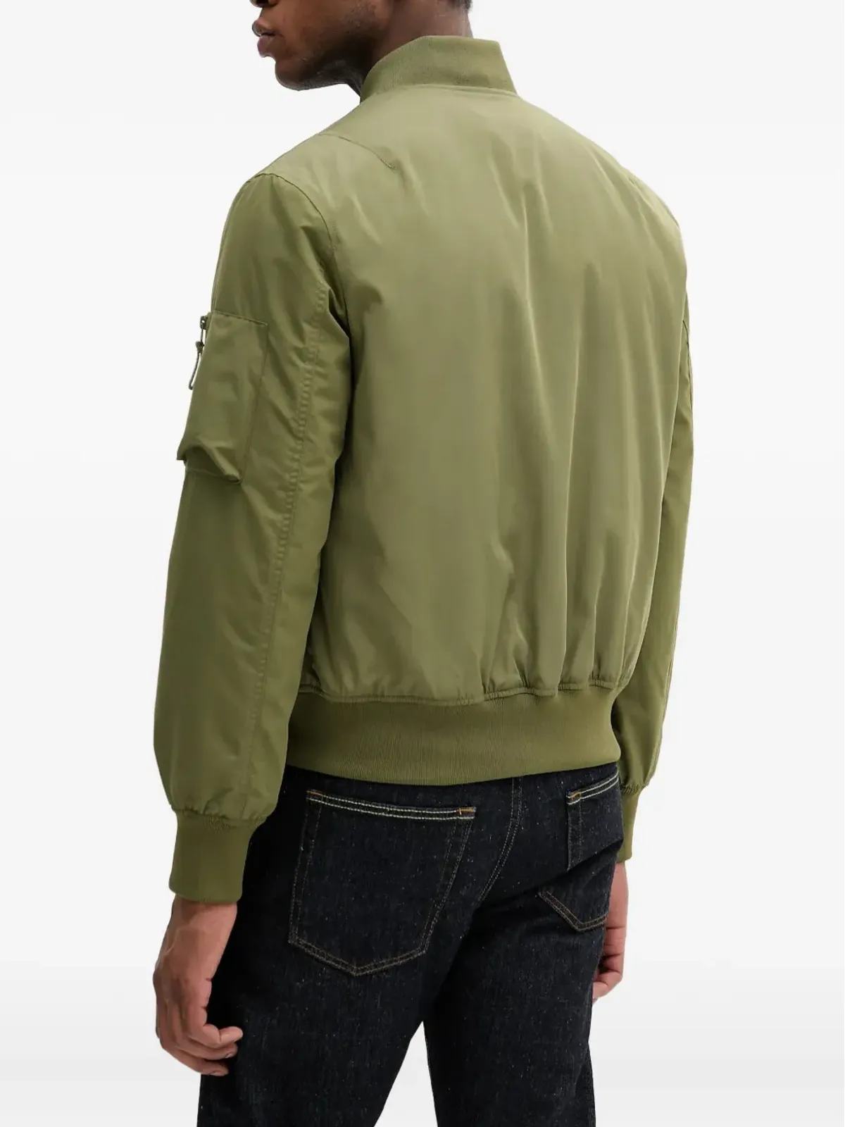 Benetton 袖ジップポケット付きジャケット - 画像3