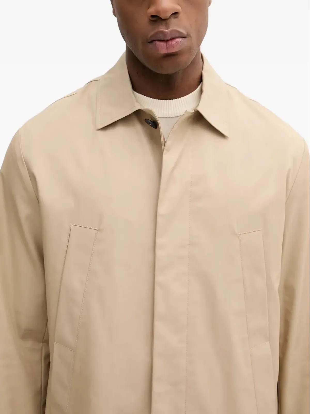Benetton シングルブレストコート - 画像5