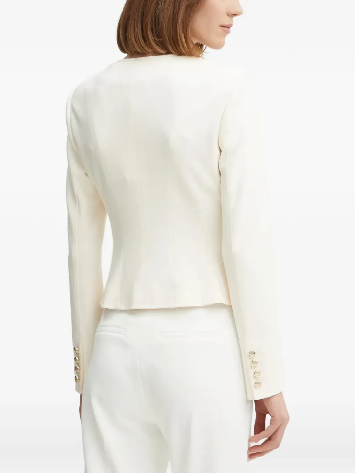 MARCIANO by GUESS ボタン付きスクエアネック ブラウス - 画像3