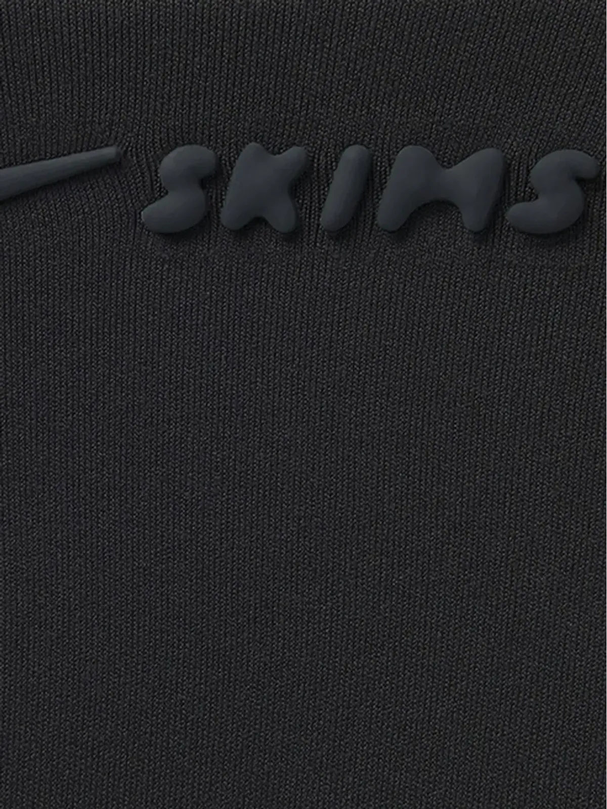 Skims x Nike スコープネック・スポーツブラ - ブラック - 画像2