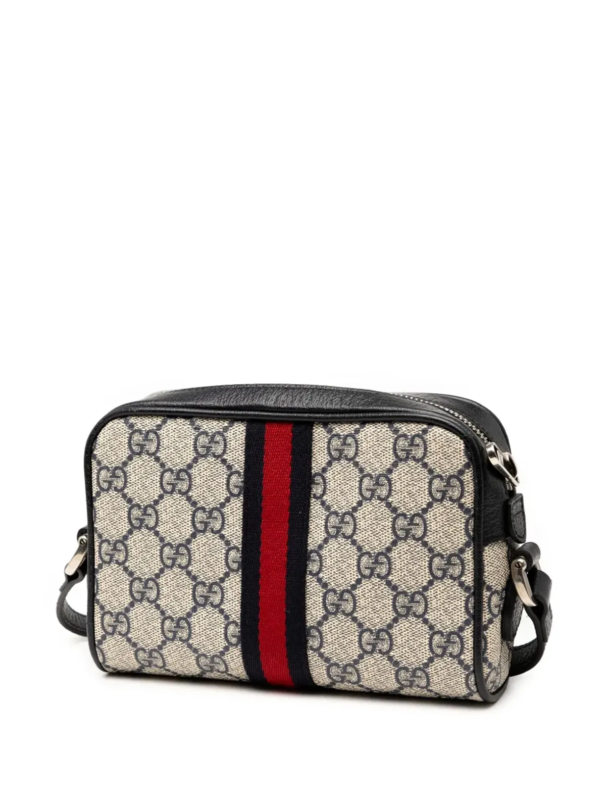 Gucci ビンテージ 2016-2025 ミニ GG Supreme Ophidia クロスボディバッグ - グレー - 画像3
