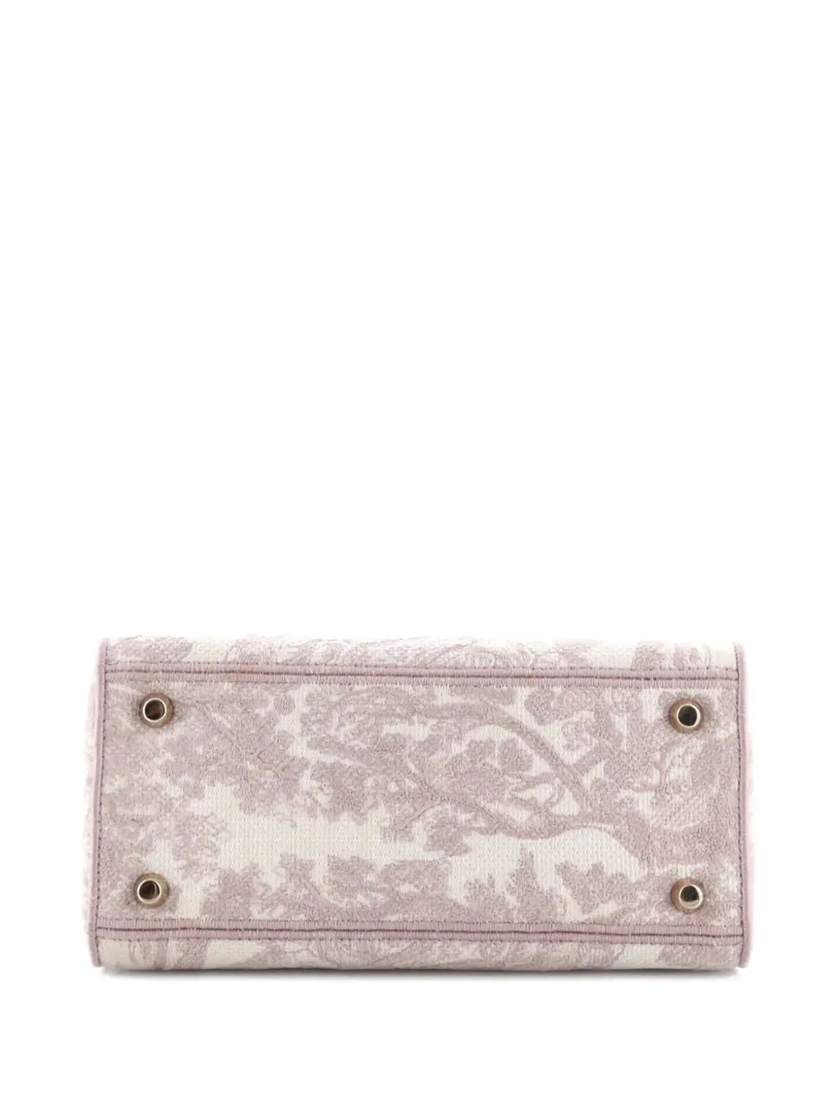 Christian Dior ビンテージ Toile de Jouy Lady D-Lite バッグ 刺繍入りキャンバス トートバッグ - 画像5