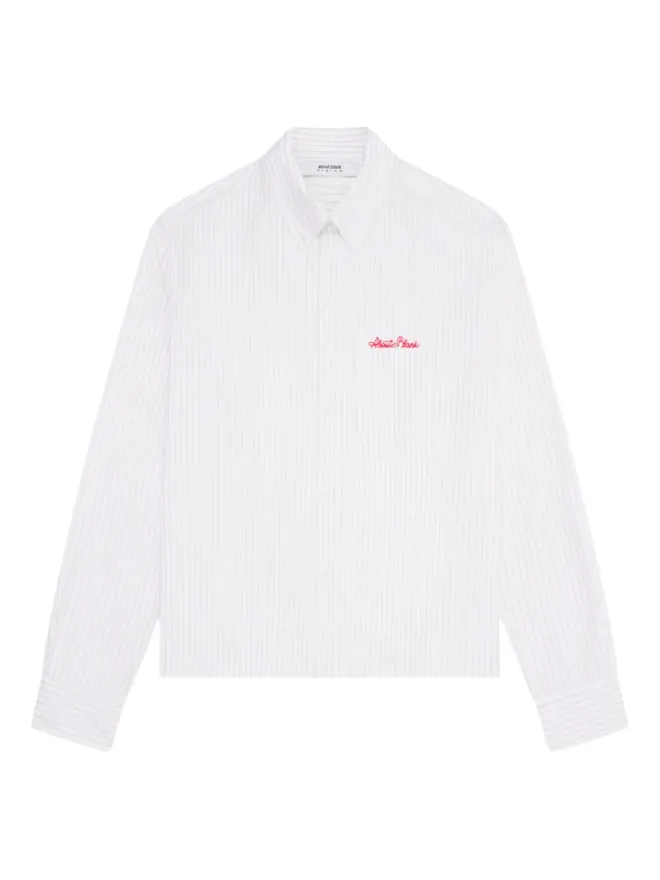 ABOUTBLANK ABOUTBLANK オックスフォード・スクリプト・ストライプシャツの商品画像