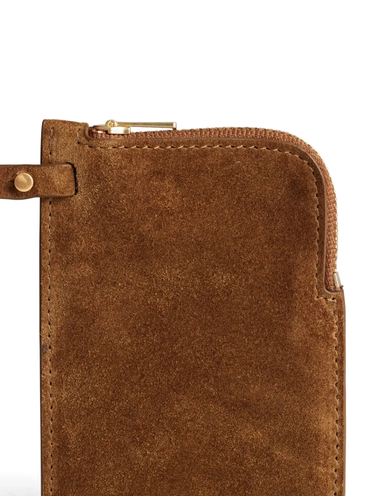 Yu Mei Greta zip clutch bag - Brown - 画像5