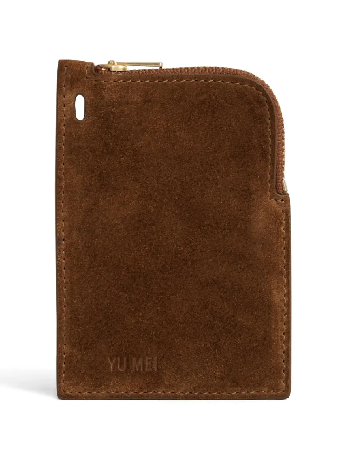 Yu Mei Greta zip clutch bag - Brown - 画像4