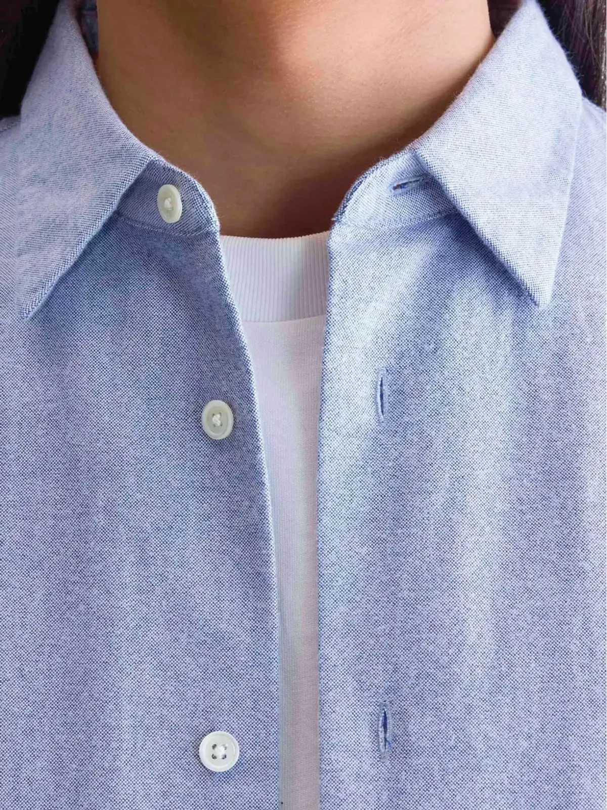 Bellerose フリップボタン留めシャツ - 画像5