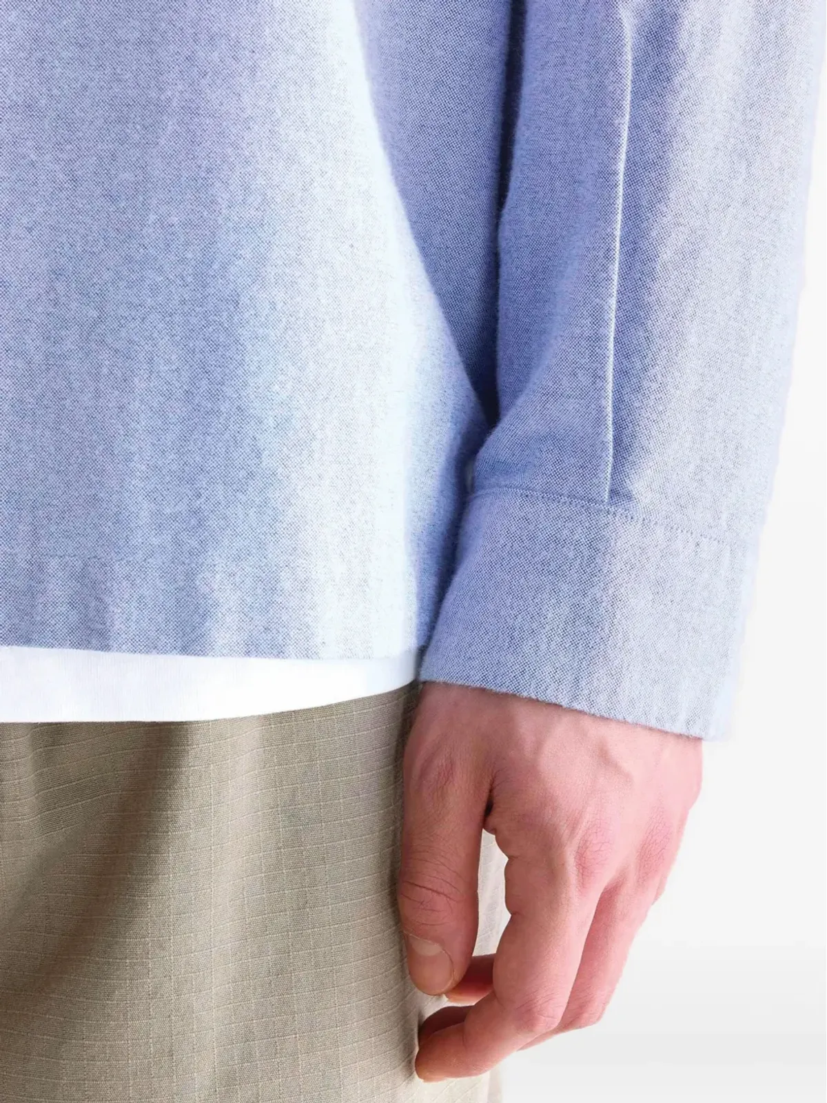 Bellerose フリップボタン留めシャツ - 画像4