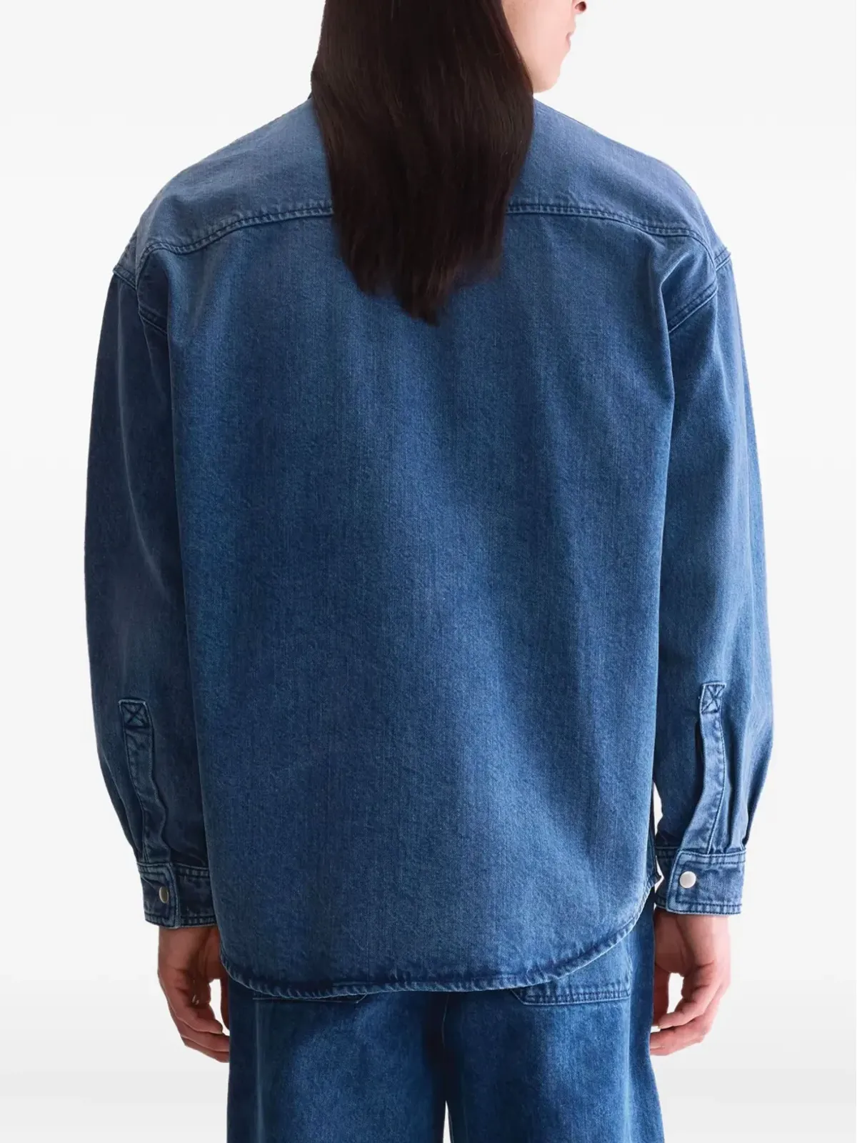 Bellerose ポーチポケット胸ポケットシャツ - Blue - 画像3