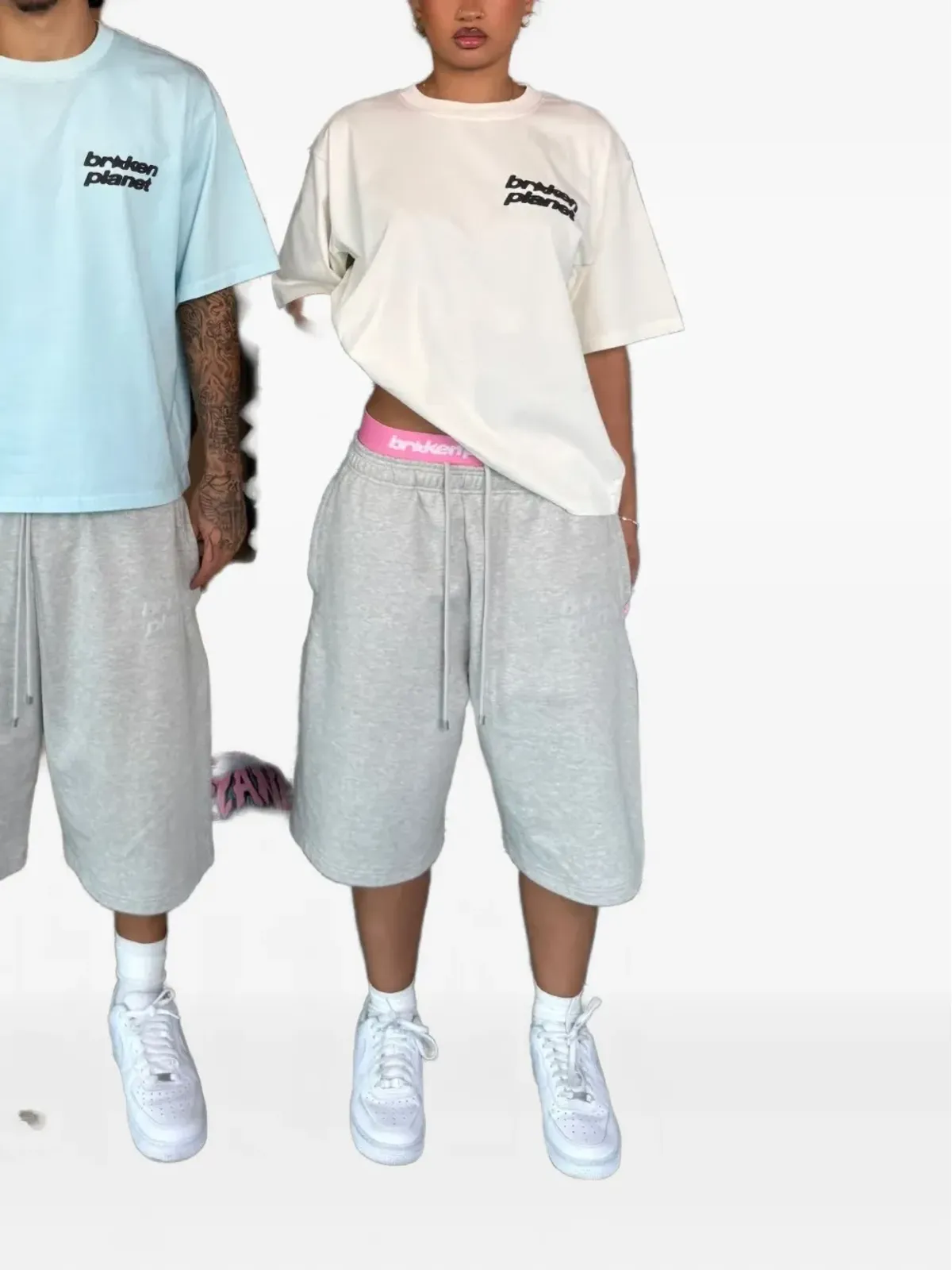 BROKEN PLANET 星ロゴTシャツ - ブルー - 画像2