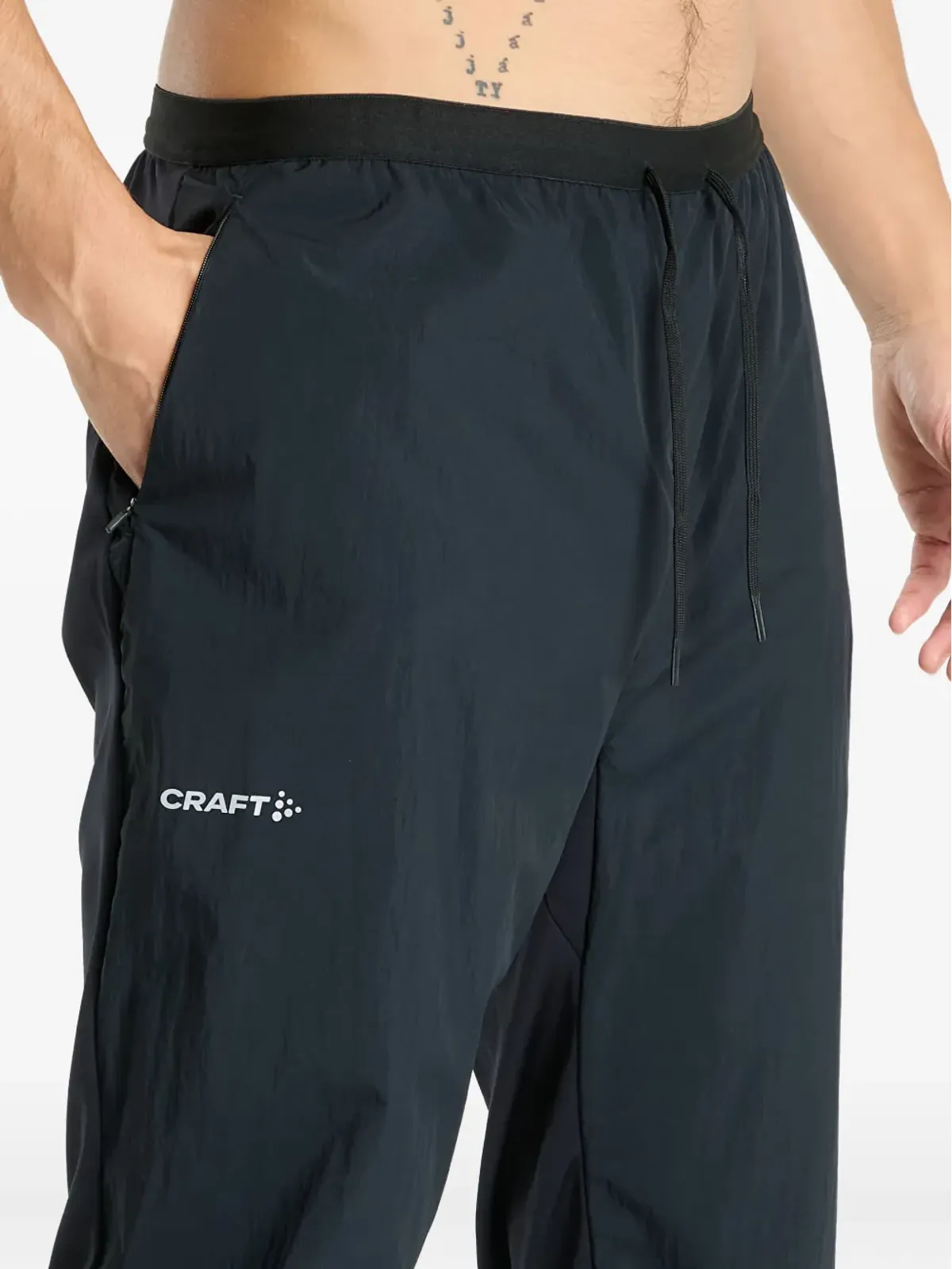 CRAFT ジップディテールのライトスウェットパンツ - 画像5