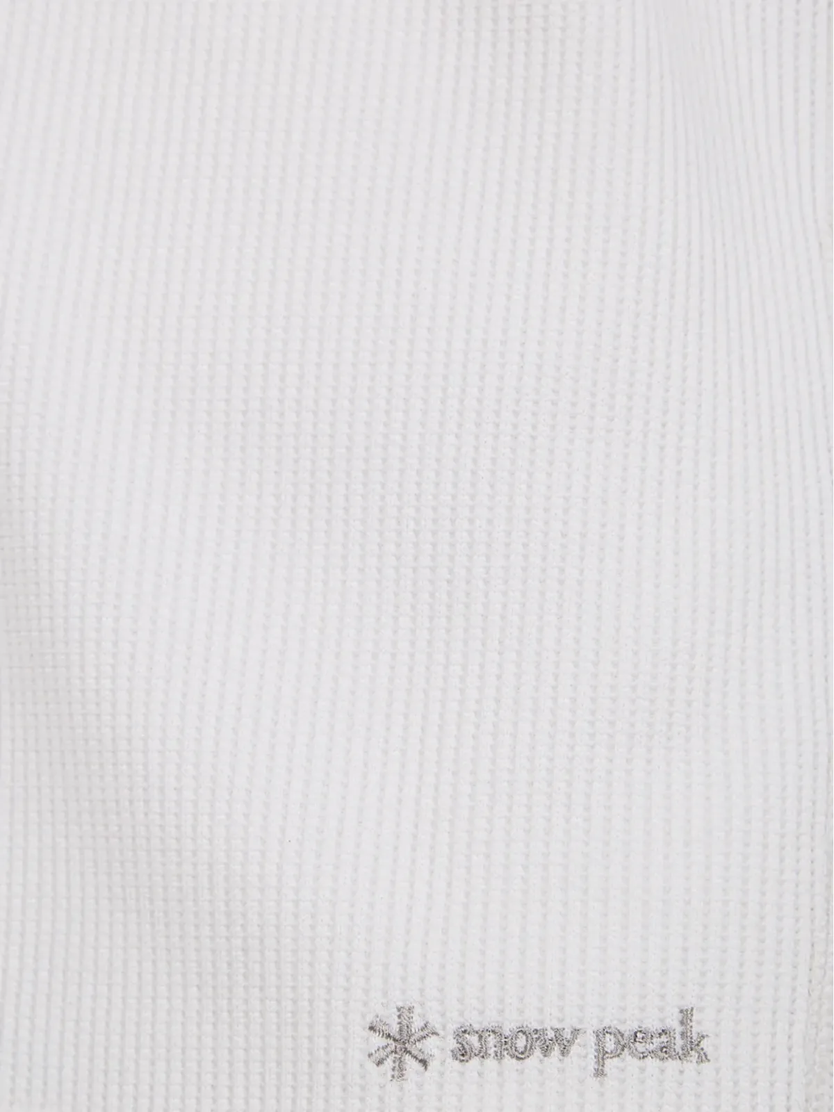 Snow Peak リブ編みTシャツ - 画像3