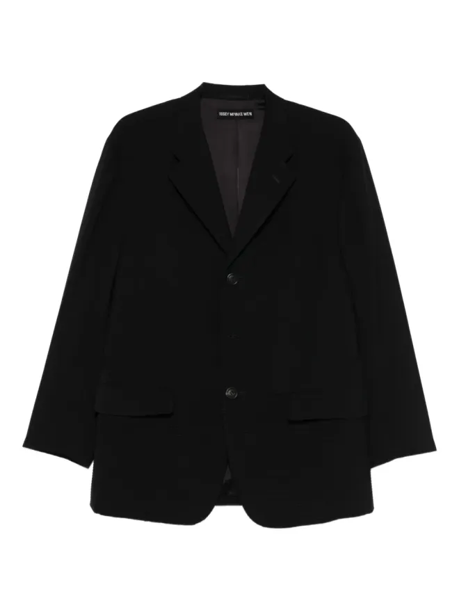 Issey Miyake Pre-Owned Issey Miyake Pre-Owned パネルドブレザー 2000年代 - ブラックの商品画像