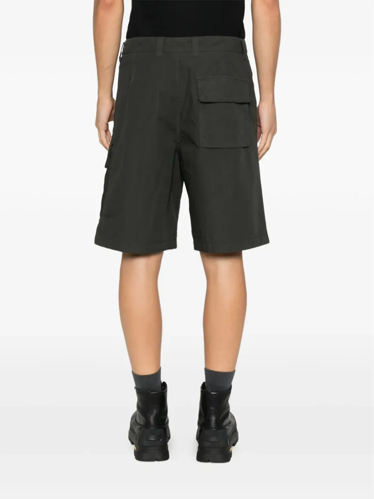 Stone Island カーゴポケット ロゴパッチ ショーツ - 画像4