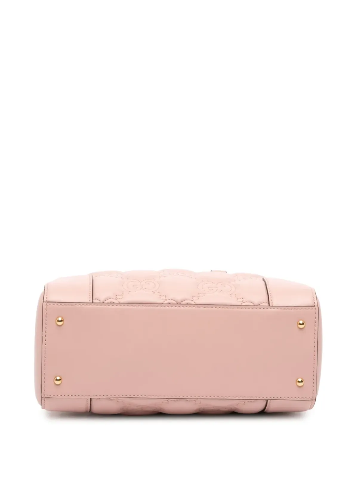 Gucci ビンテージ ミニGG マテラセ レザー トップハンドルバッグ（サッチェル） - ピンク - 画像4