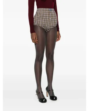 MERYLL ROGGE チェック柄ショーツ - サムネイル3