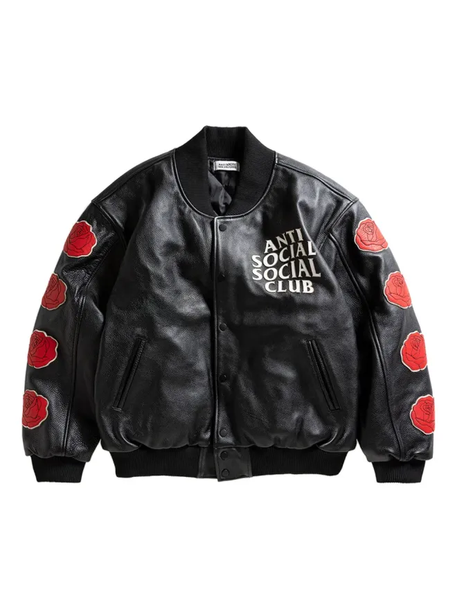 Anti Social Social Club Anti Social Social Club ロゴディテール レザージャケットの商品画像