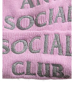 Anti Social Social Club ロゴ刺繍ビーニー - サムネイル2