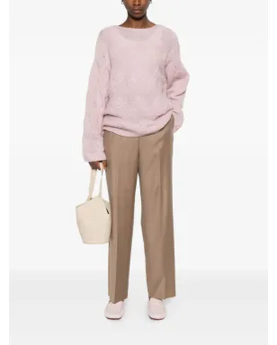 Agnona ボタンポケット付き テーラードパンツ - サムネイル2