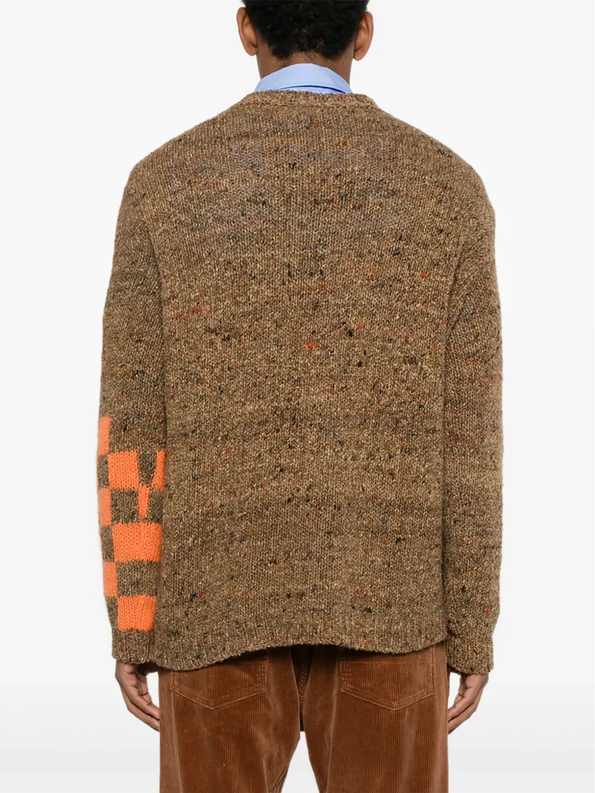 Walter Van Beirendonck ビンテージ フェイスグラフィック付きニットセーター - 画像4
