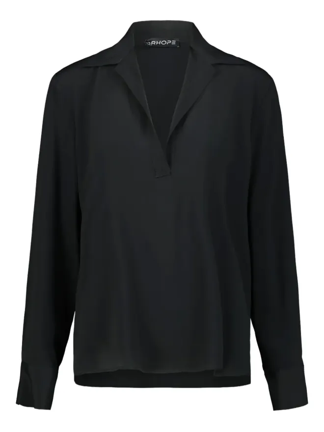 DRHOPE DRHOPE Vネック襟付きブラウスの商品画像