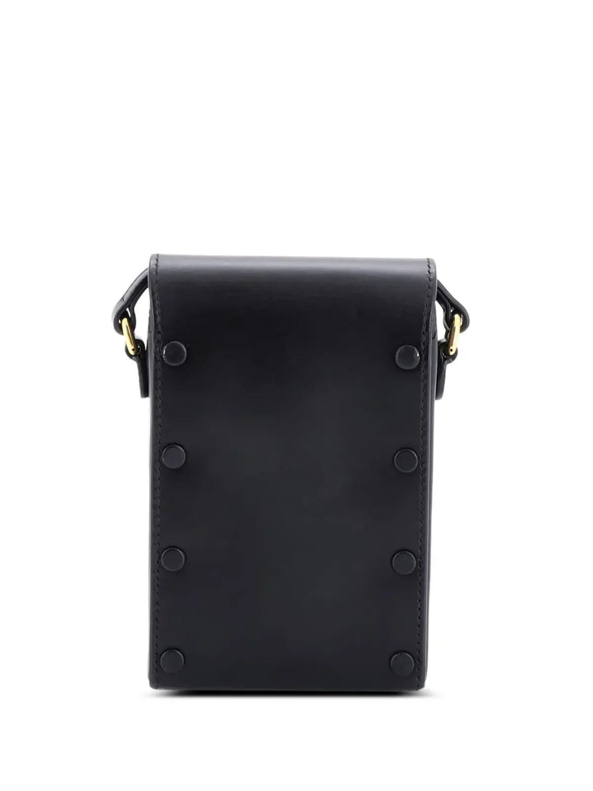Gucci ビンテージ Horsebit 1955 レザー ミニ クロスボディバッグ - ブラック - 画像2