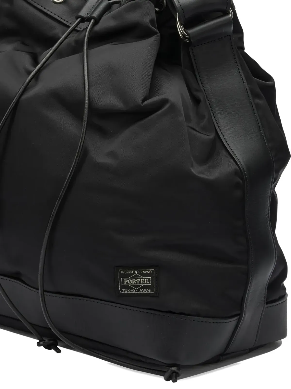 Porter-Yoshida & Co. ドローストリングレザーショルダーバッグ - 画像4