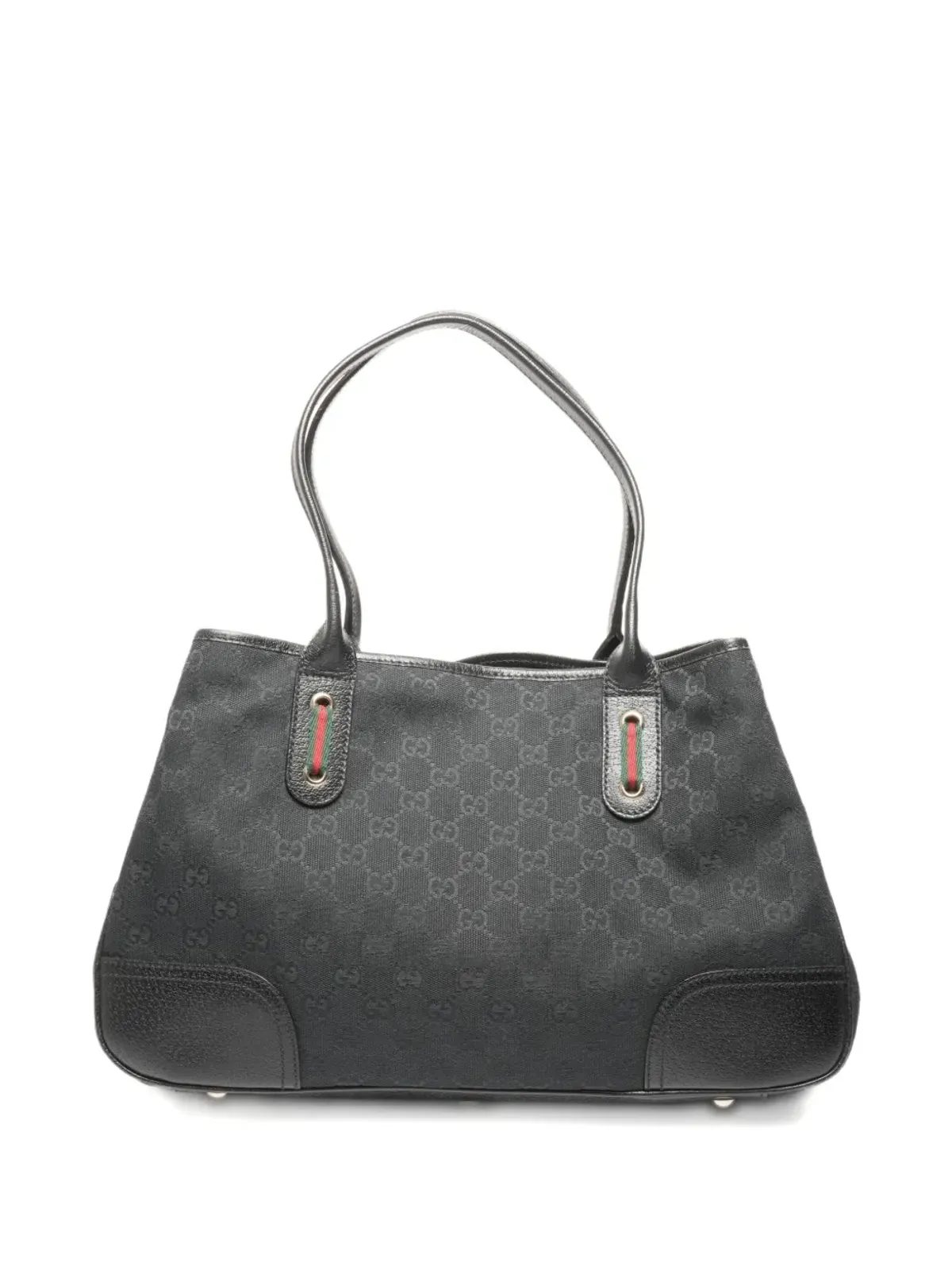 Gucci ビンテージ プリンシー GG トートバッグ - ブラック - 画像2