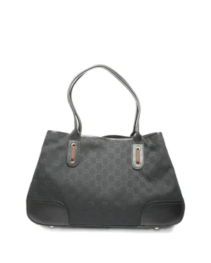 Gucci ビンテージ プリンシー GG トートバッグ - ブラック - サムネイル2