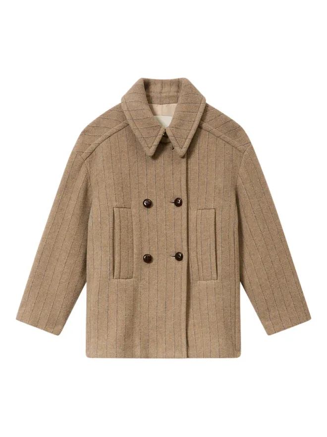 Isabel Marant ISABEL MARANT ピンストライプ ダブルブレスト コートの商品画像