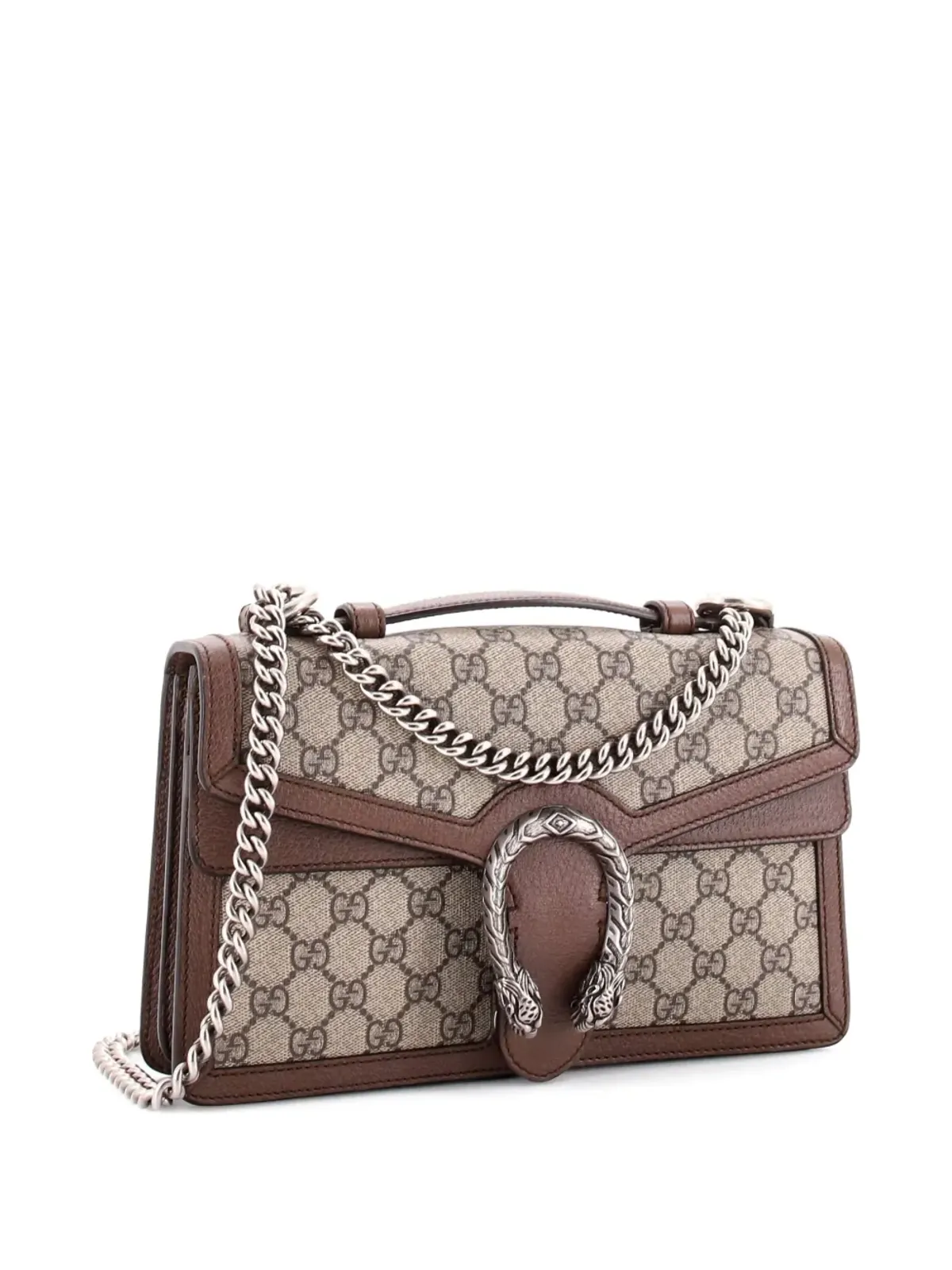 Gucci ビンテージ ディオニソス トップハンドル・チェーンバッグ GGコーテッドキャンバス ニュートラルカラー - 画像3