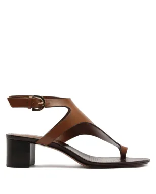 Alexandre Birman エリア レザー サンダル ブラウン - サムネイル1