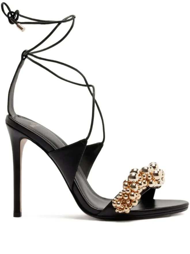 Alexandre Birman Alexandre Birman Gia beaded-detail sandals - Blackの商品画像