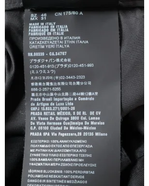 Prada Pre-Owned ロゴディテール トラウザーズ - サムネイル3