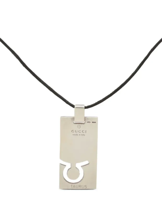 Gucci Pre-Owned Gucci Pre-Owned 2000年代 タウルス ペンダント ネックレス - シルバーの商品画像