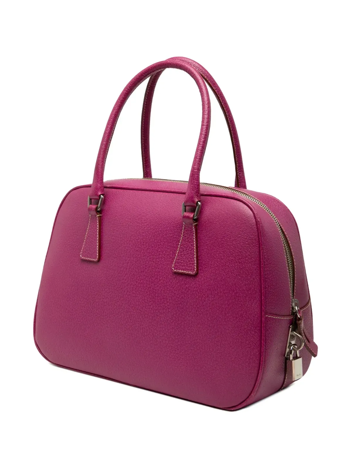 Prada ビンテージ Cinghiale Bauletto ハンドバッグ - 画像3