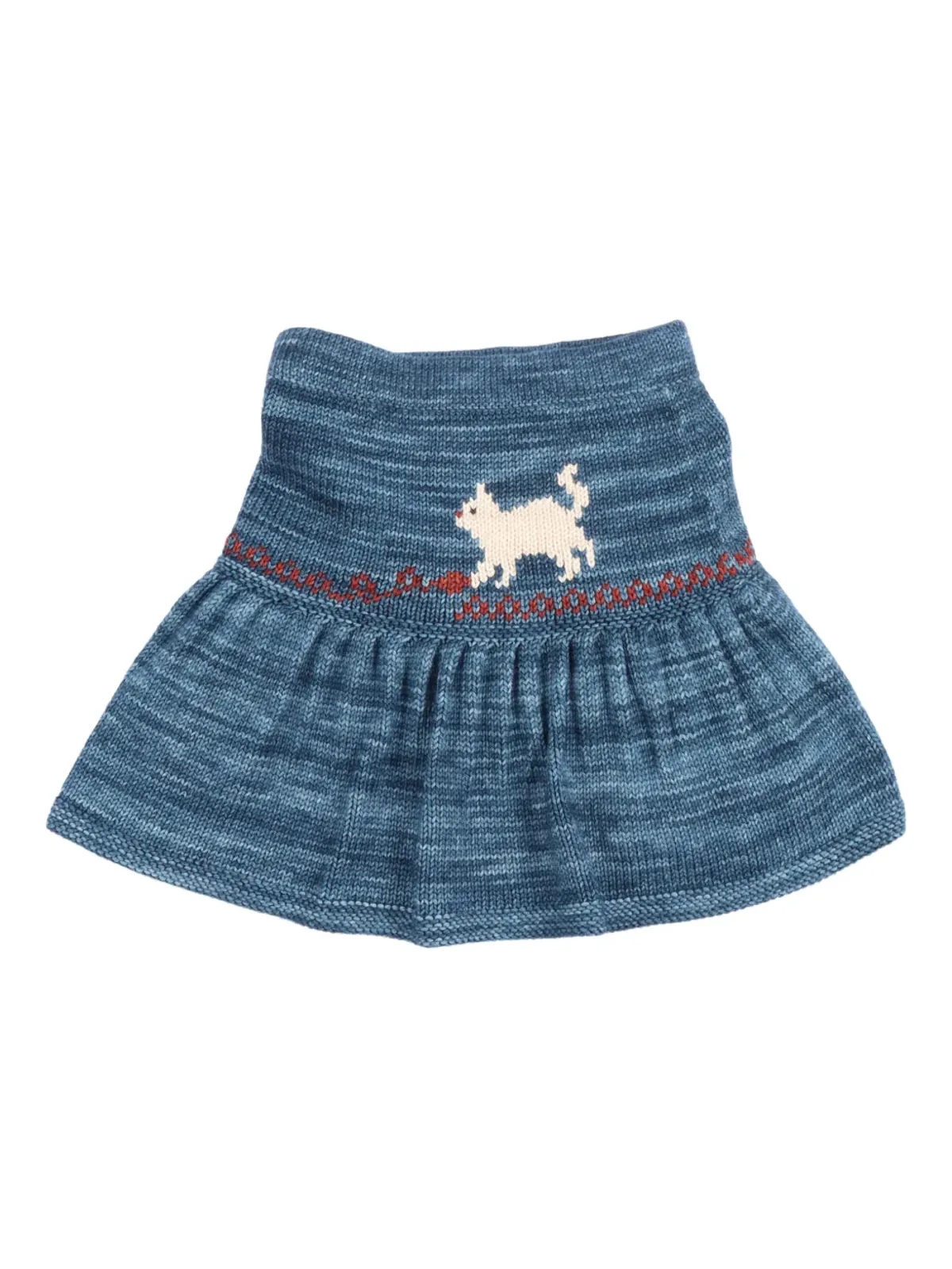 Misha & Puff 子猫モチーフのニットスカート - 画像1