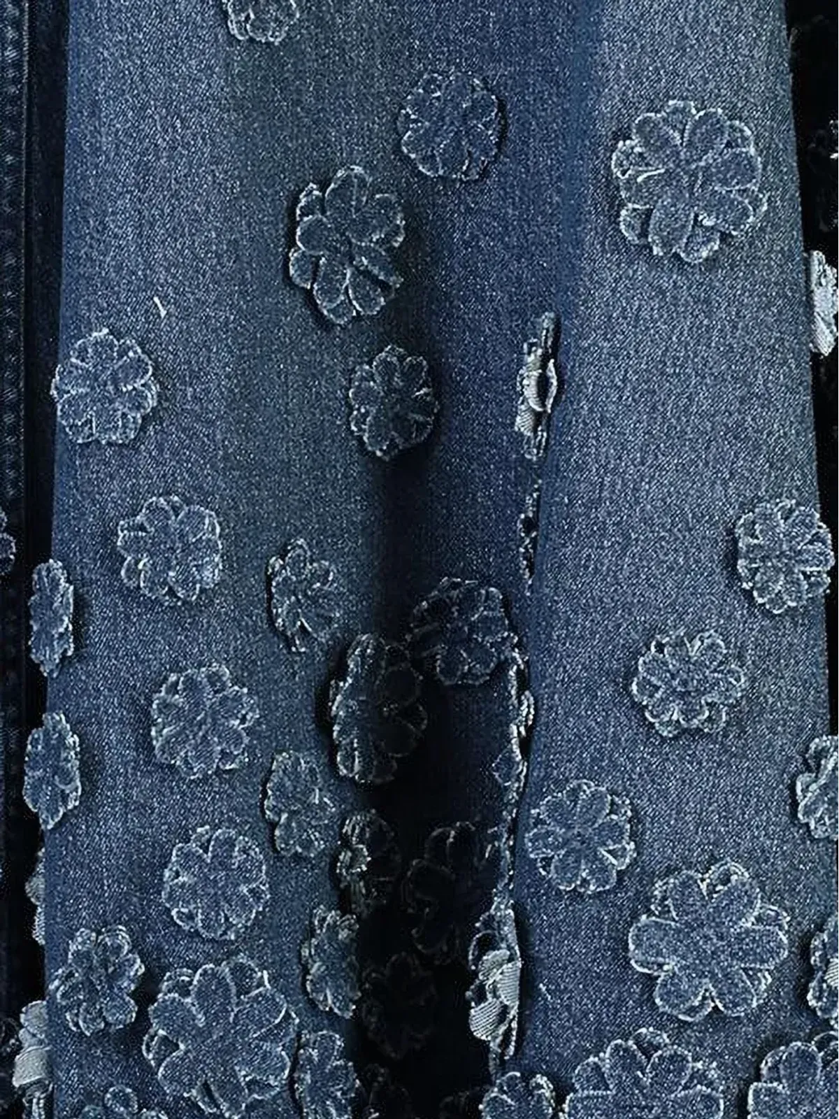 Michael Kors Collection 花柄デニムミディスカート - 画像2