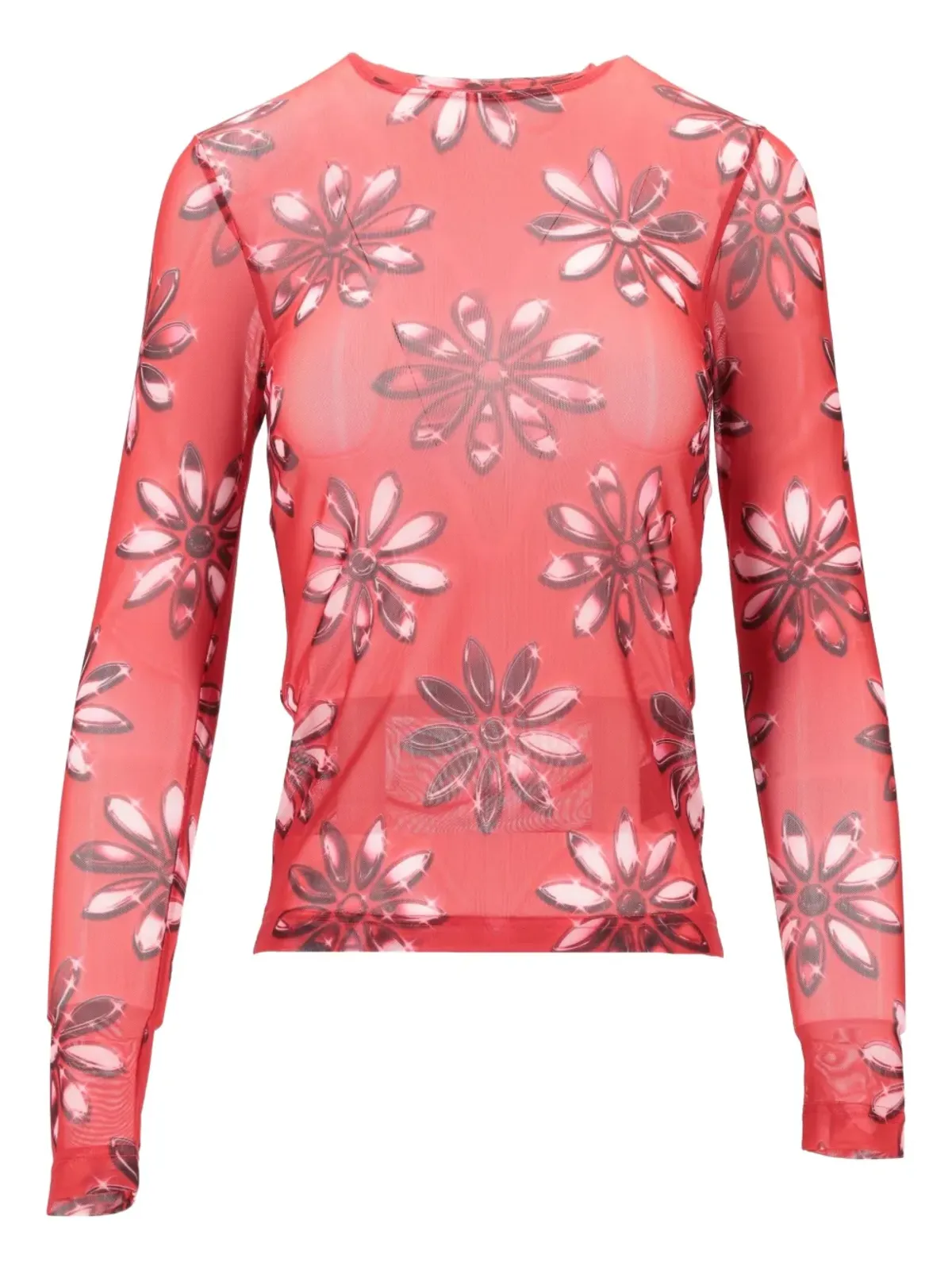 MERYLL ROGGE 花柄長袖Tシャツ - 画像1