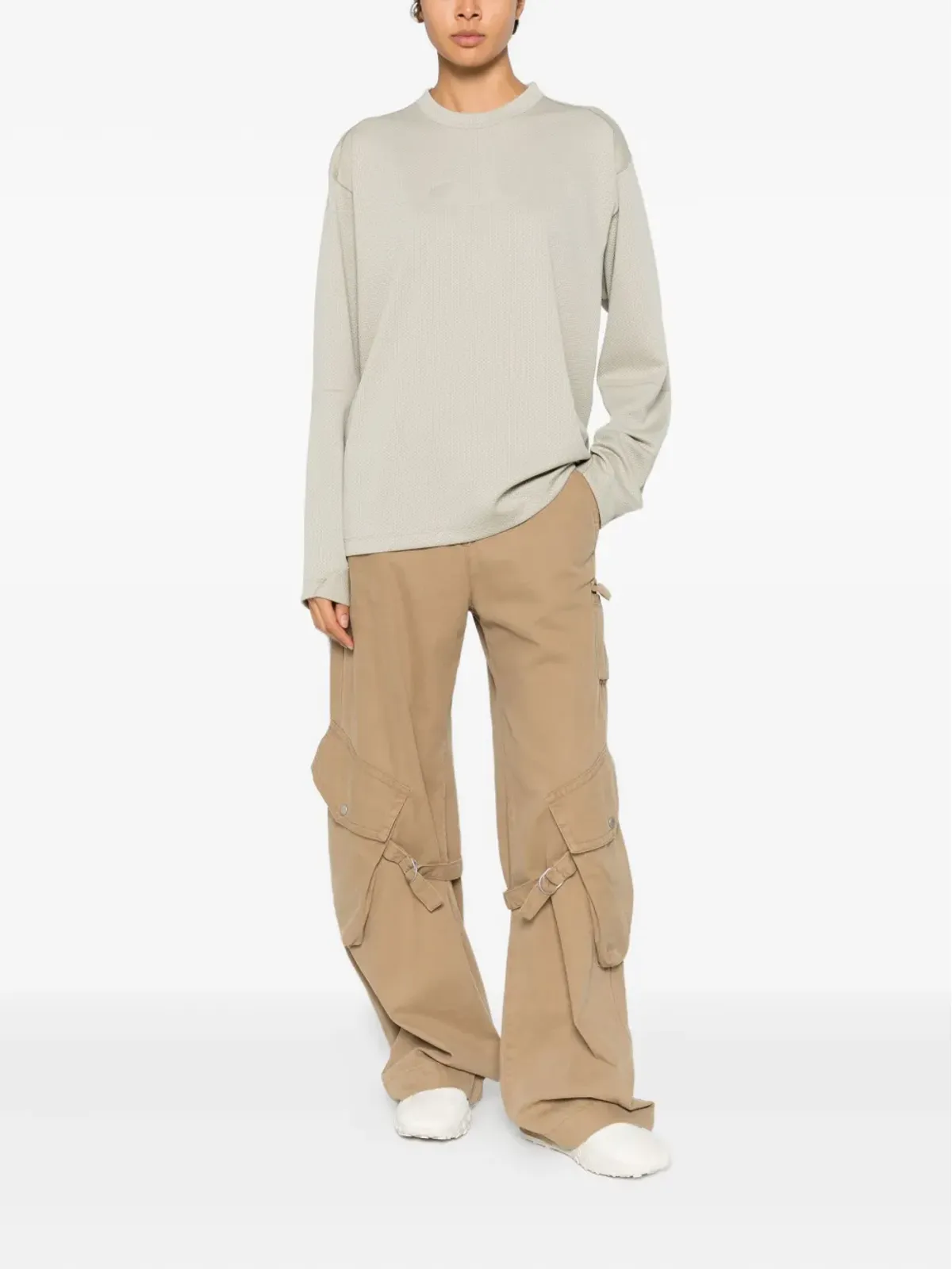 MM6 Maison Margiela X Salomon ロゴプリント長袖セーター - 画像3