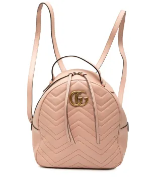 Gucci ビンテージ 2016-2025 GG Marmont Matelasse Leather バックパック - サムネイル1