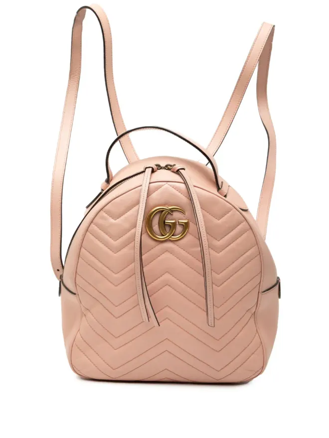Gucci Pre-Owned Gucci ビンテージ 2016-2025 GG Marmont Matelasse Leather バックパックの商品画像
