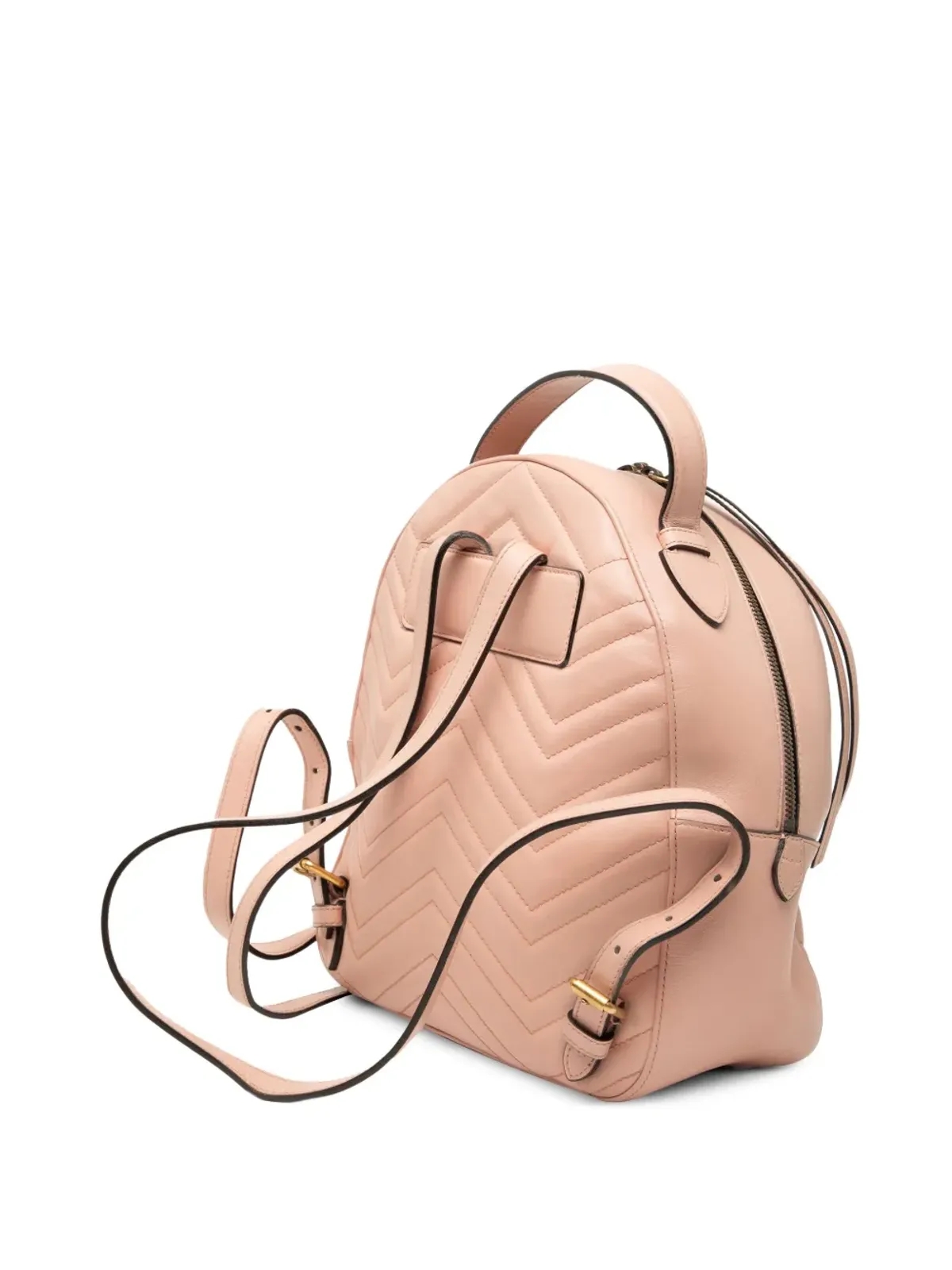 Gucci ビンテージ 2016-2025 GG Marmont Matelasse Leather バックパック - 画像3